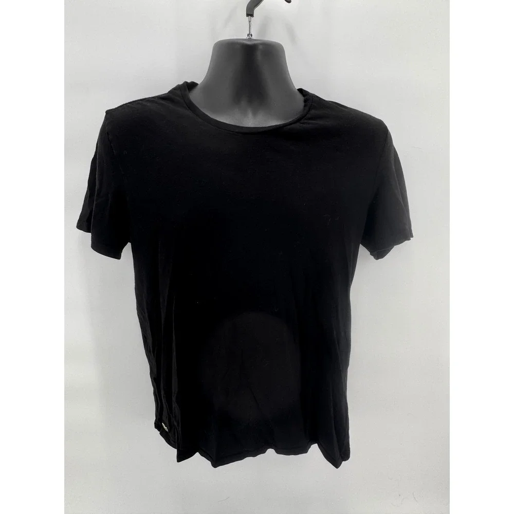 Lacoste Mens Black Crew Neck T Shirt Underwear Size L Made in‎ Sri Lanka